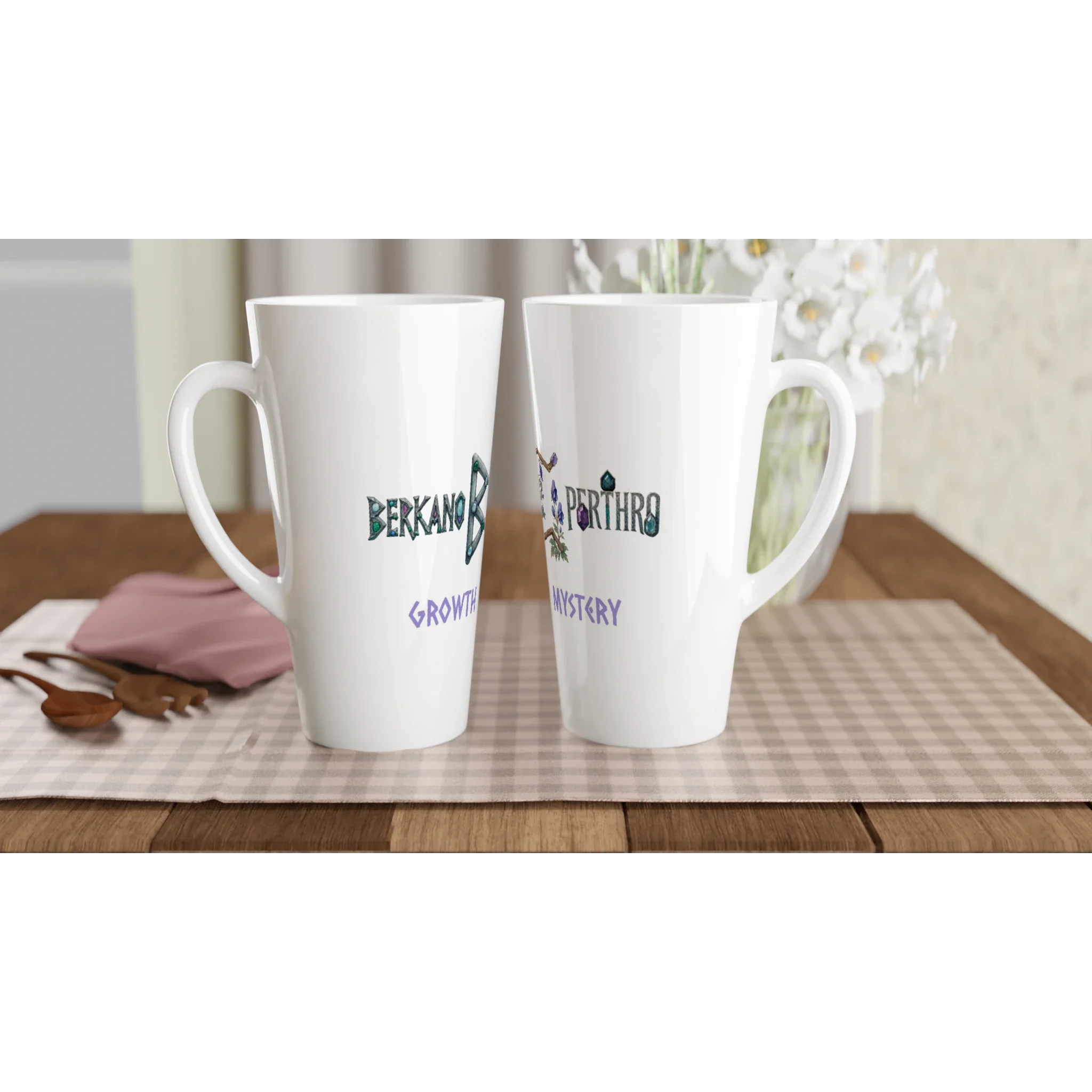 Drinkware - Mugs & bottles with your runes—daily ritual, upgraded.