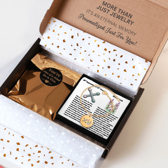 RuneScope Original Birth & Fate Rune Coin Bracelet - Personalized Elder Futhark Jewelry