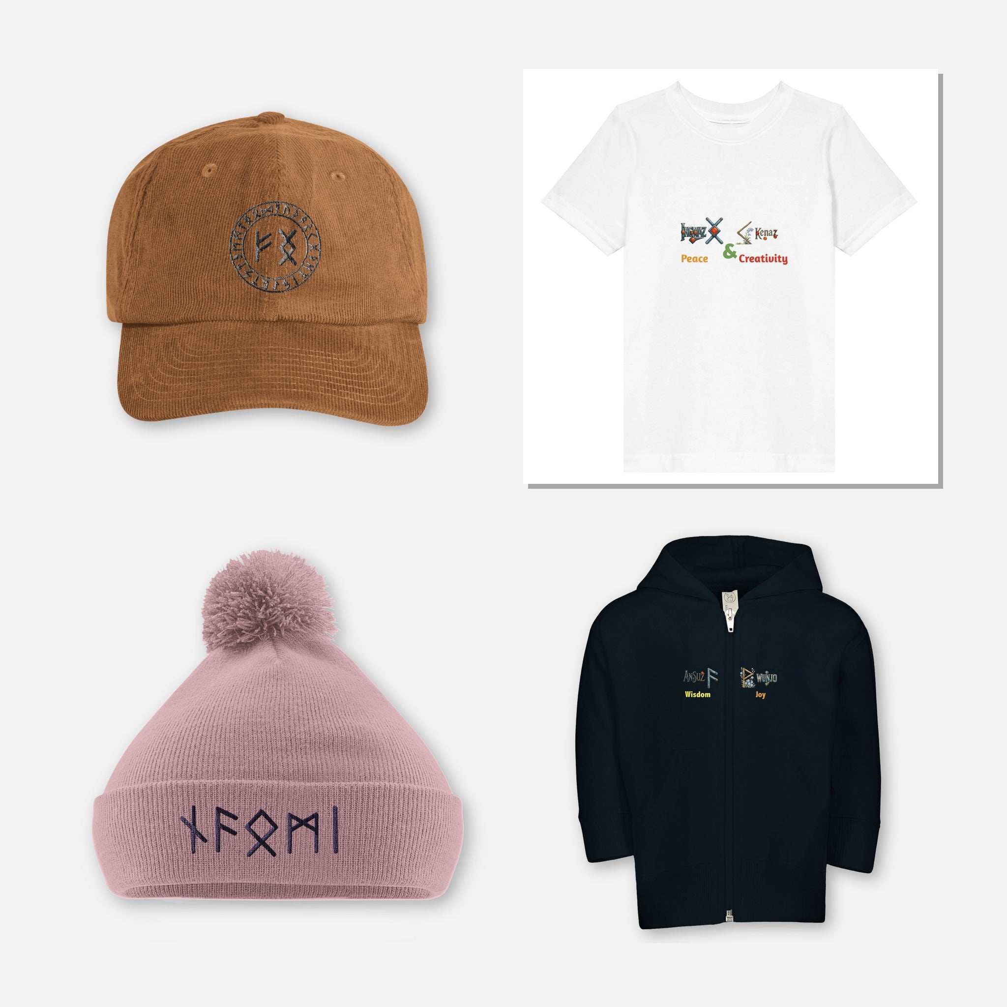 Apparel - Clean layers with subtle Elder Futhark details—made to wear, not shout.