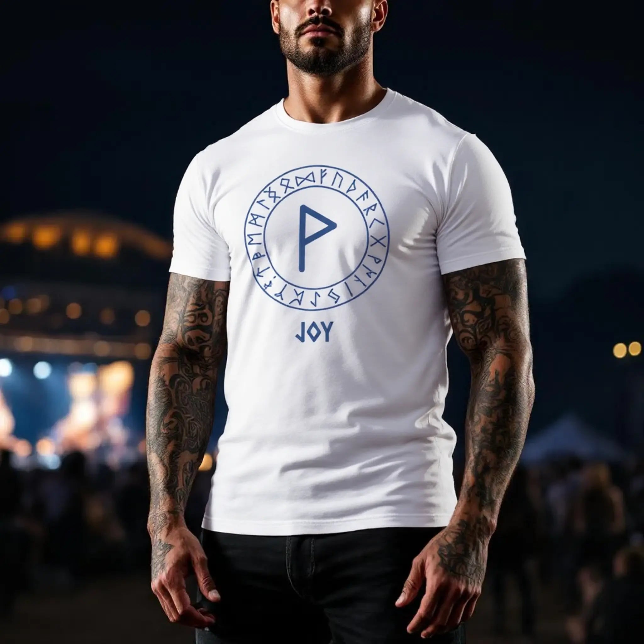 T-Shirts - Everyday tees you can personalize with Birth & Fate runes or a short name in runes.