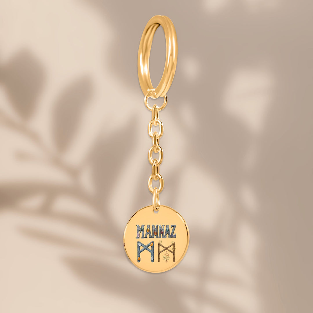 Mannaz - Mannaz RuneScope Original Keychain
