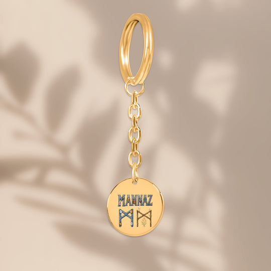 Mannaz - Mannaz RuneScope Original Keychain