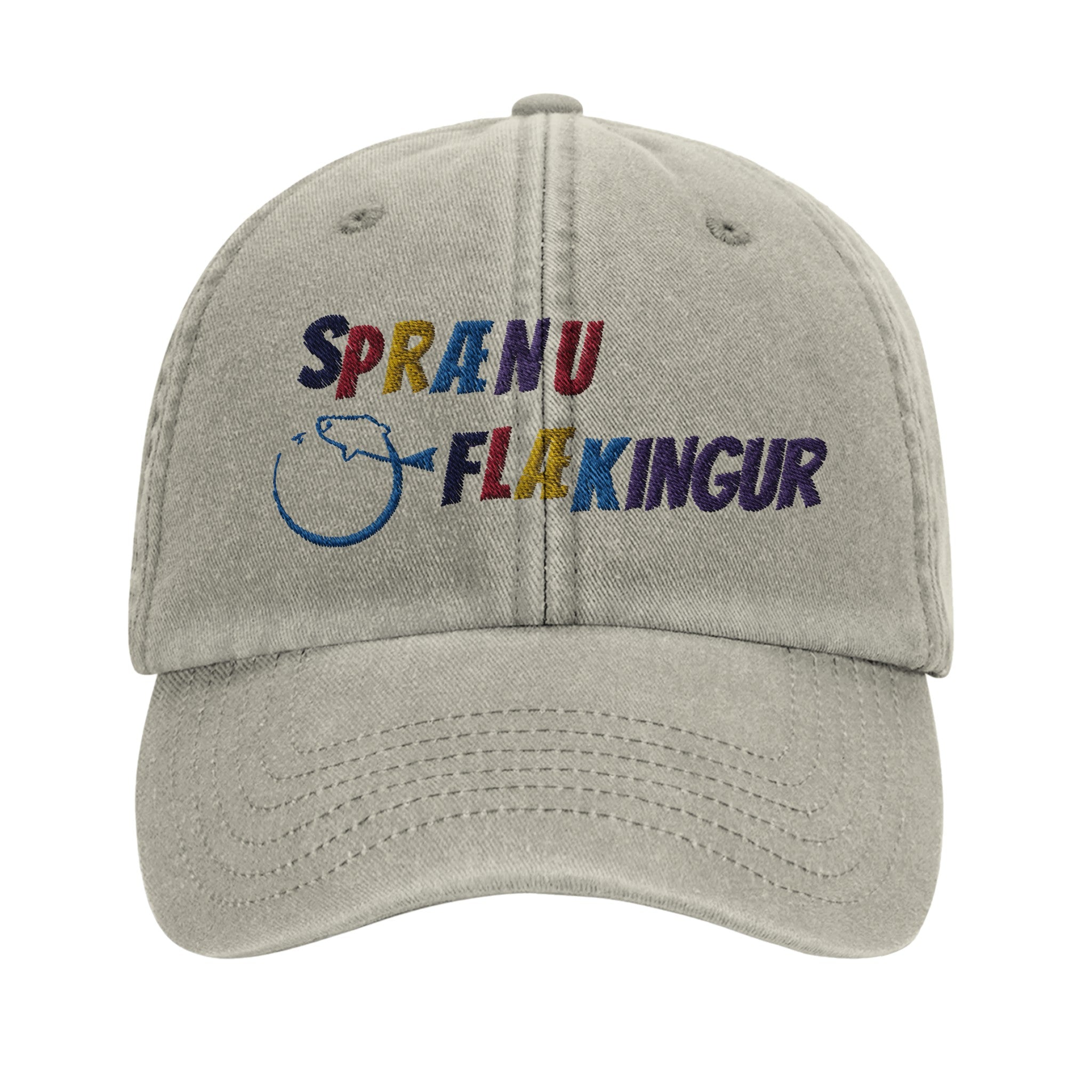Custom Vintage Cotton Dad Hat for Fly Fishing Adventures in Sand 