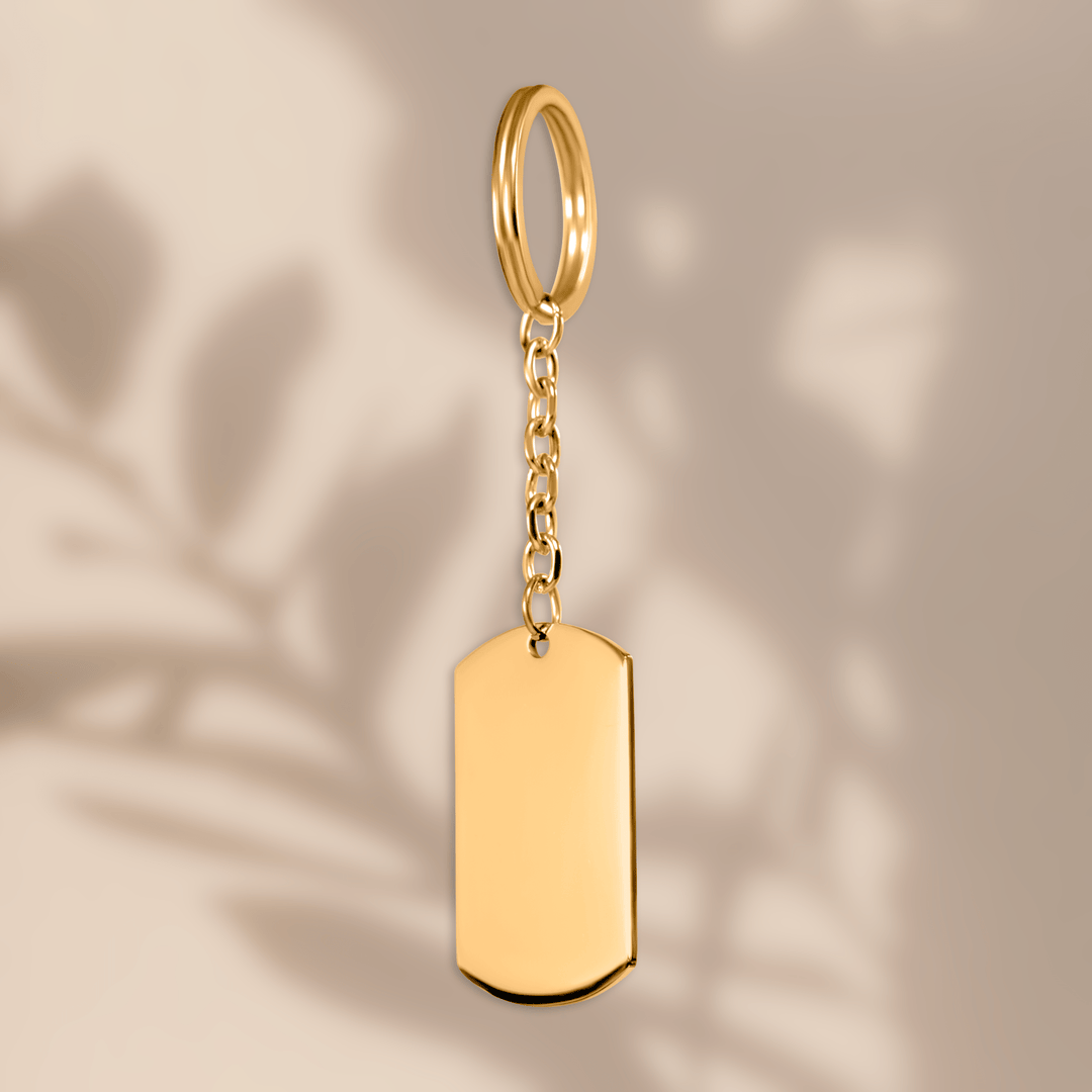 Blanko Tag Keychain
