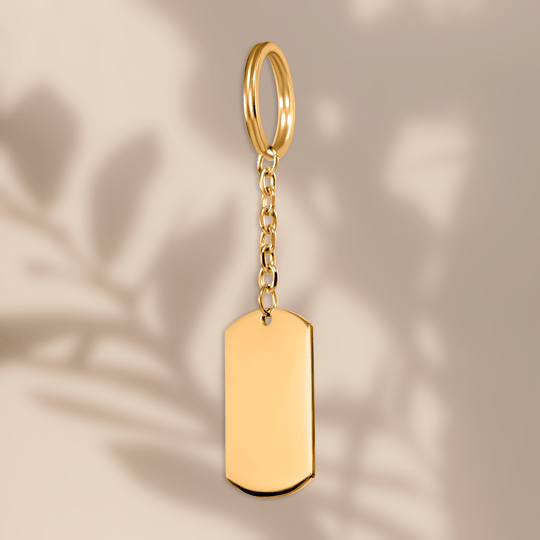 Blanko Tag Keychain